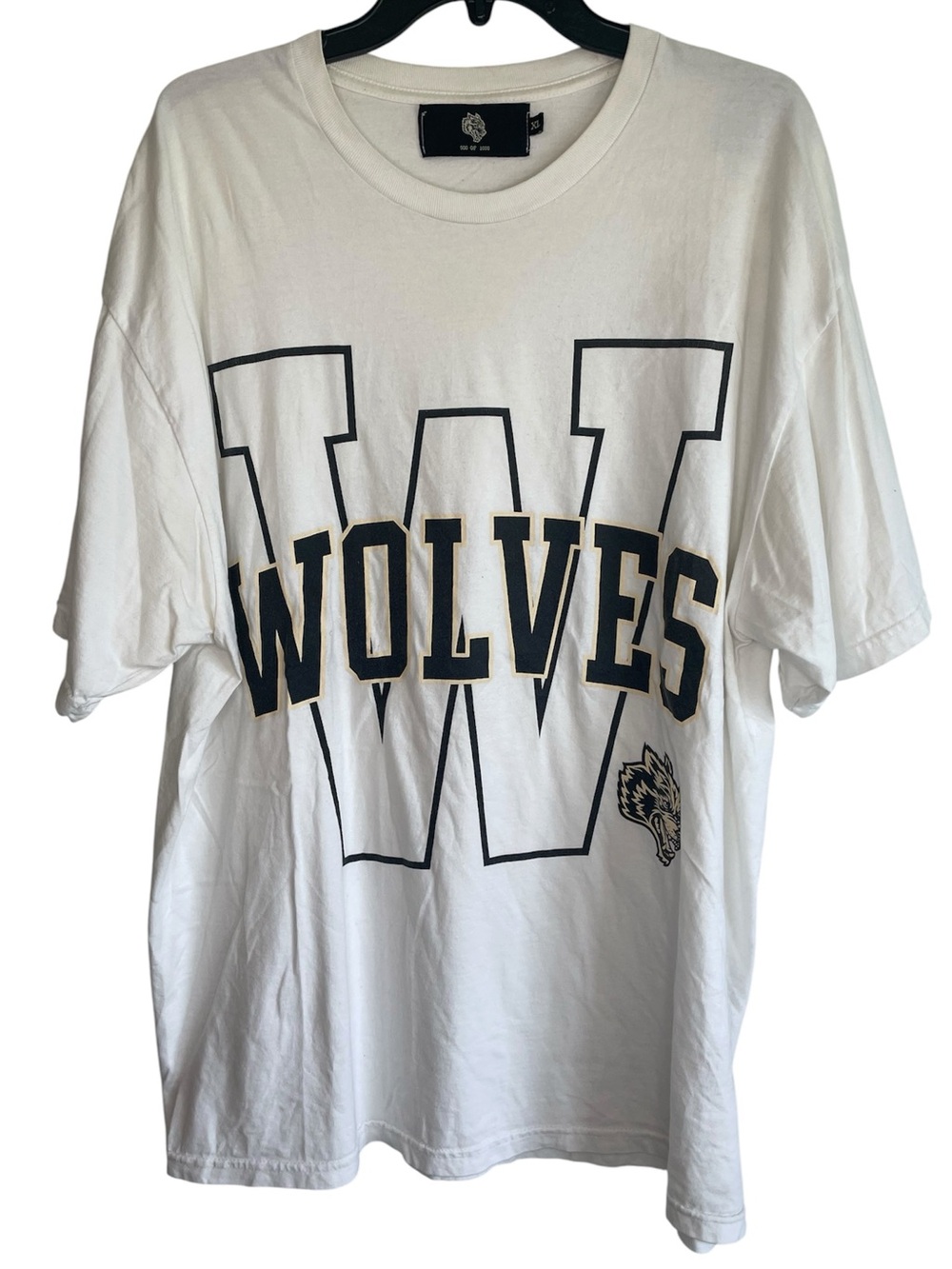 Darc Sport White "WOLVES" Graphic Short Sleeve Tee